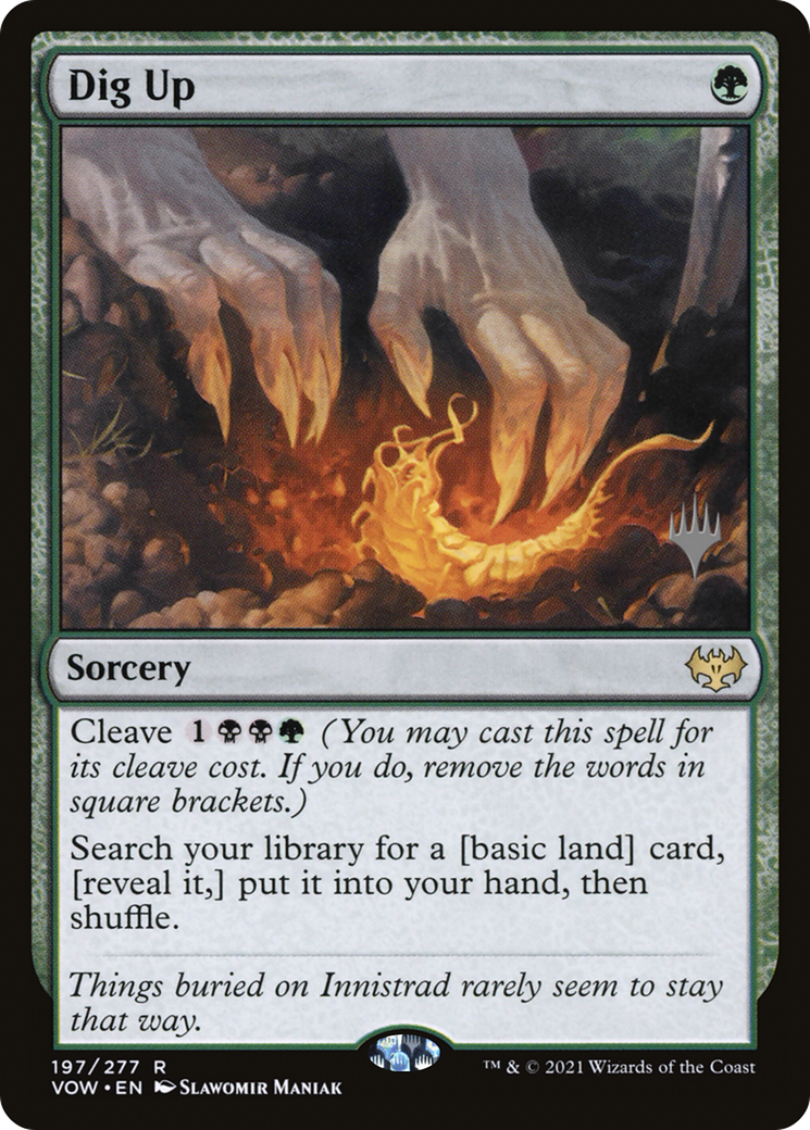 Dig Up (PPDMU-197) - Innistrad: Crimson Vow Promos Foil