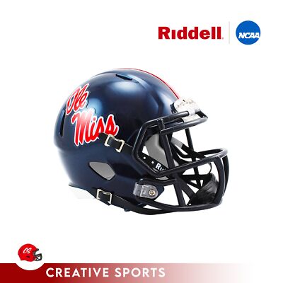 Mississippi Rebels Speed Mini Football Helmet