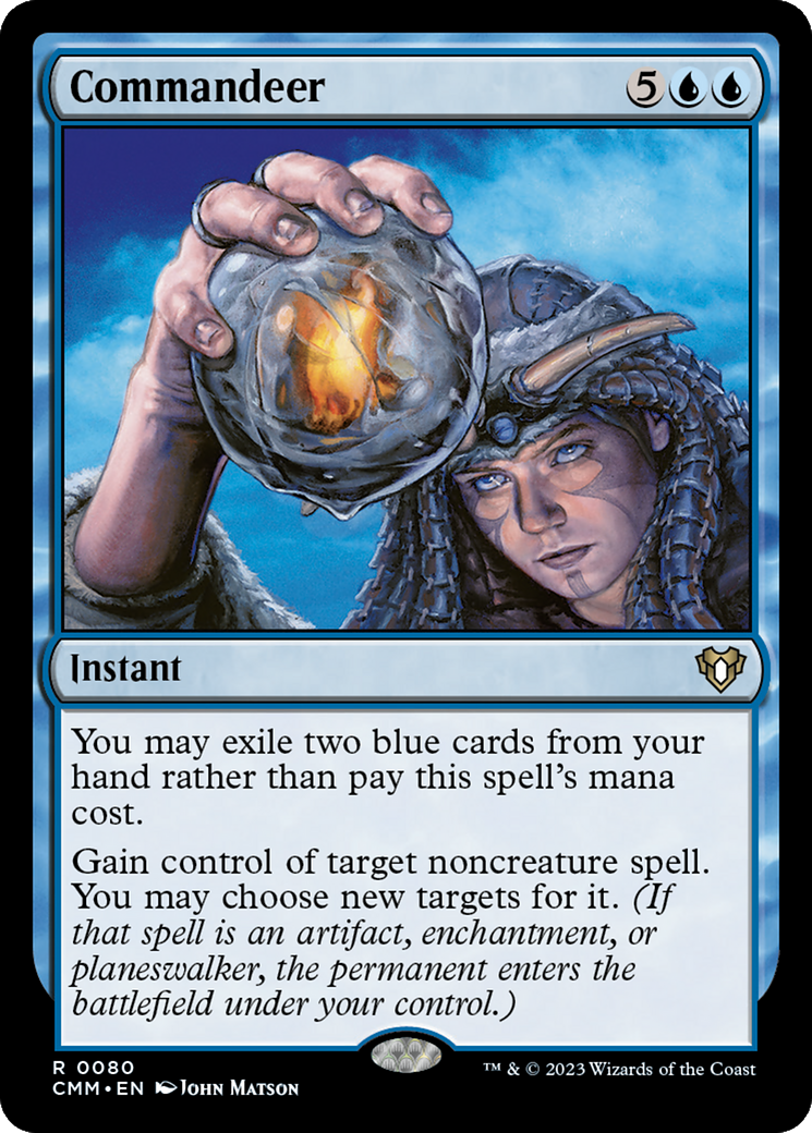Commandeer (CMM-080) - Commander Masters Foil