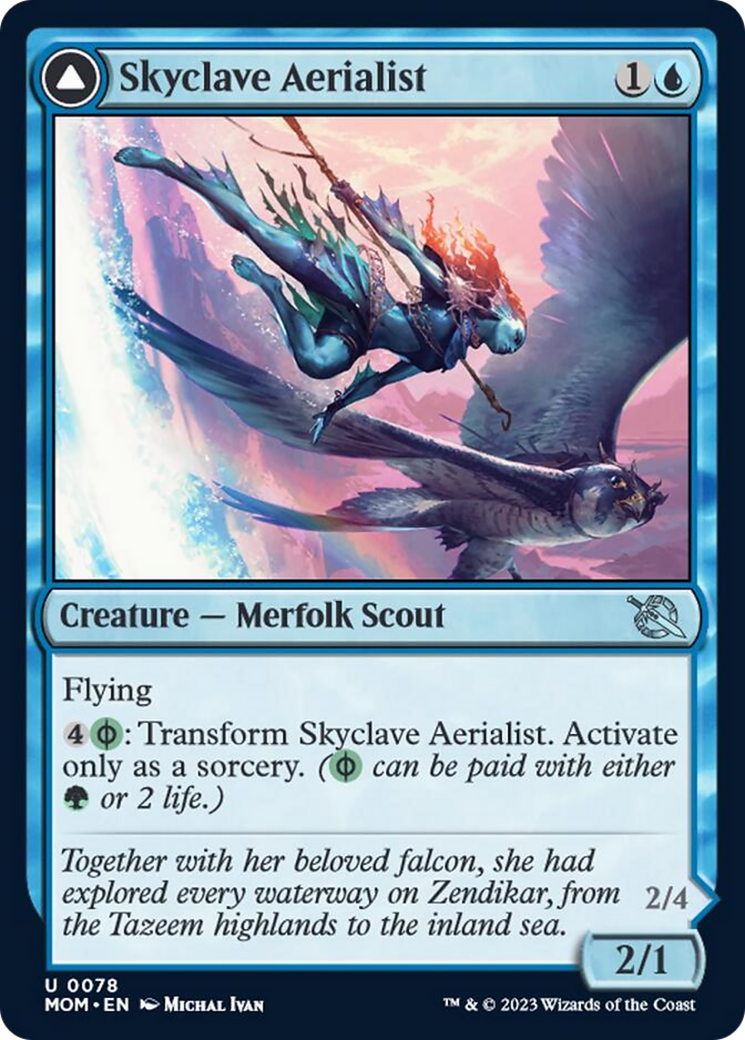Skyclave Aerialist // Skyclave Invader (MOM-078) - March of the Machine Foil
