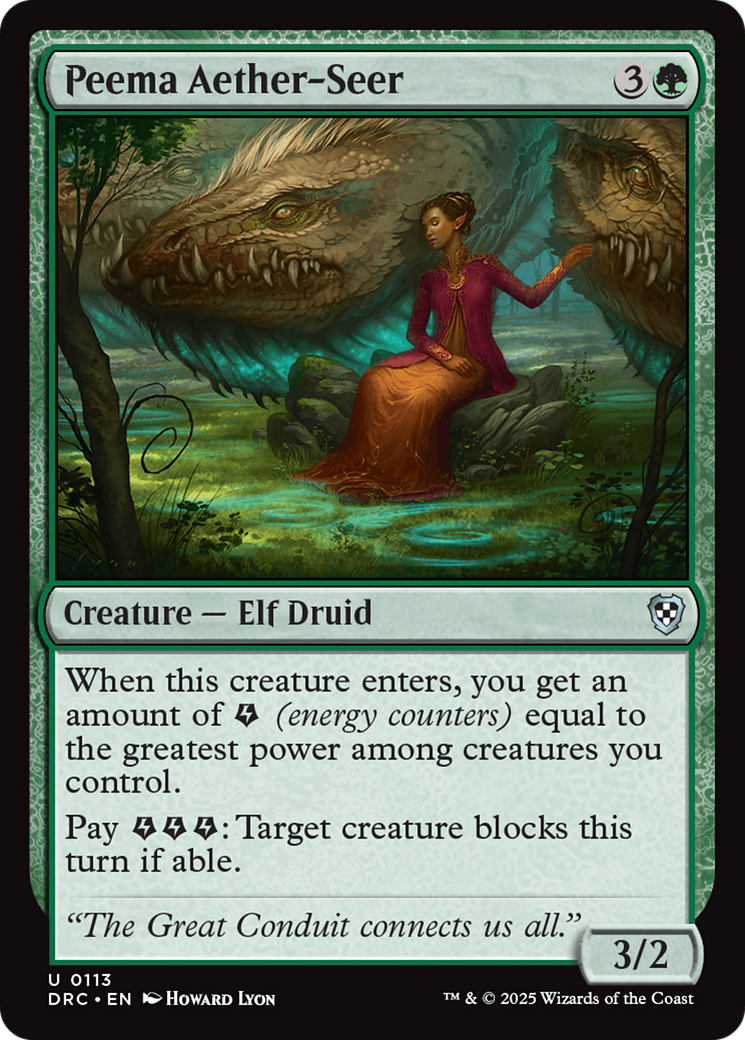 Peema Aether-Seer (DRC-113) - Commander: Aetherdrift
