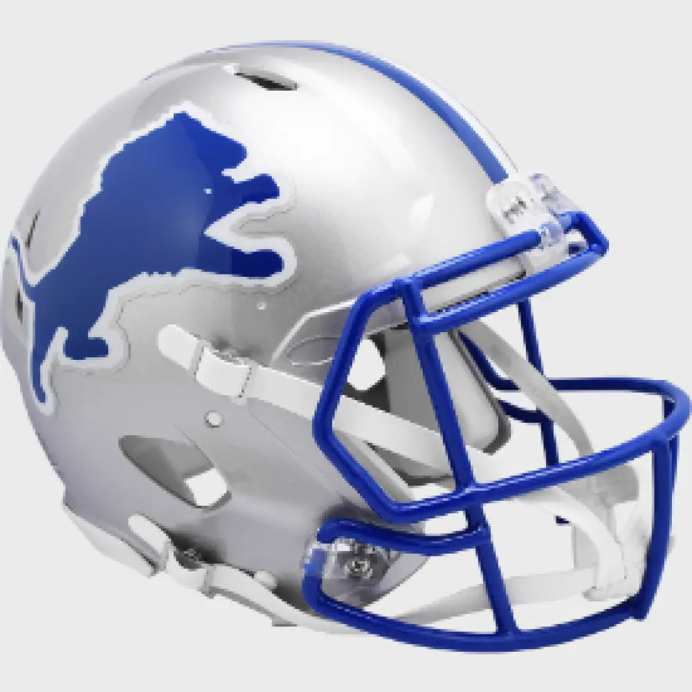 Detroit Lions Full Size Authentic 1983 to 2002 Speed Throwback Football Helmet - NFL