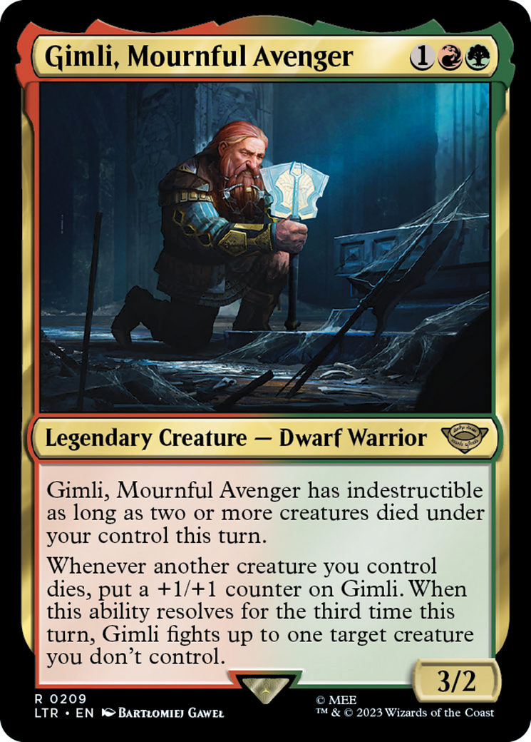 Gimli, Mournful Avenger (LTR-209) - The Lord of the Rings: Tales of Middle-earth