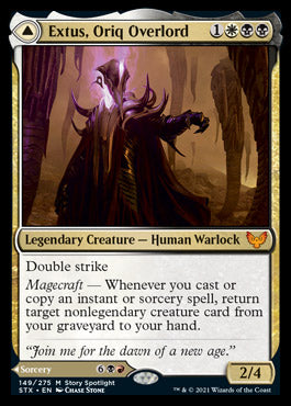 Extus, Oriq Overlord // Awaken the Blood Avatar (STX-149) - Strixhaven: School of Mages Foil