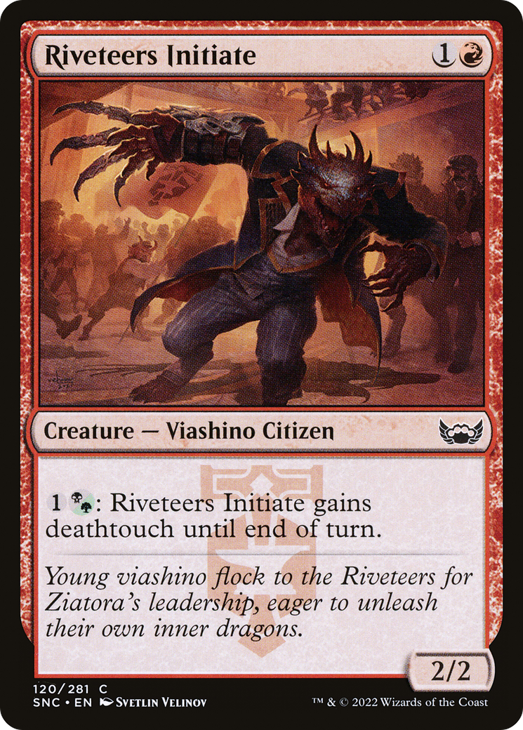 Riveteers Initiate (SNC-120) - Streets of New Capenna