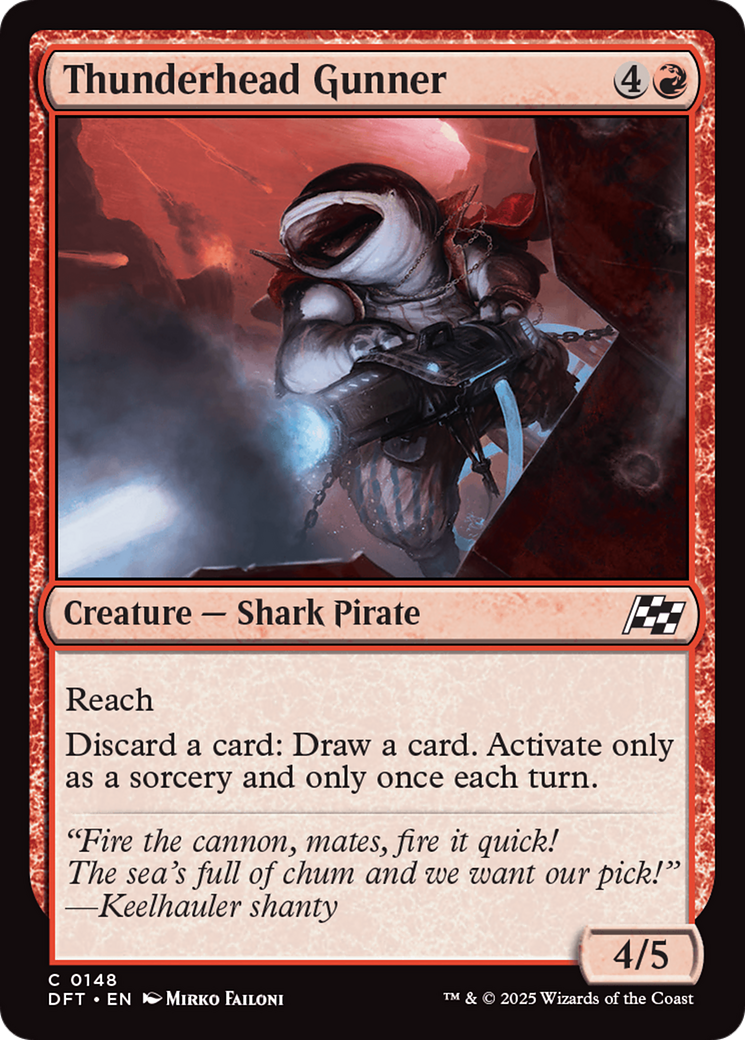 Thunderhead Gunner (DFT-148) - Aetherdrift Foil