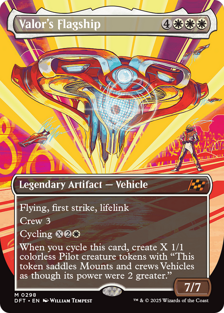 Valor's Flagship (DFT-298) - Aetherdrift (Borderless)