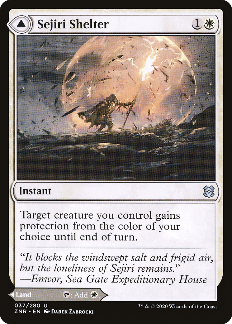 Sejiri Shelter // Sejiri Glacier (ZNR-037) - Zendikar Rising