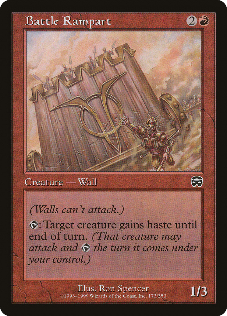 Battle Rampart (MMQ-173) - Mercadian Masques Foil