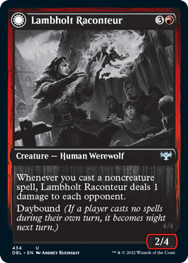Lambholt Raconteur // Lambholt Ravager (DBL-434) - Innistrad: Double Feature: (Double Faced Transform) Foil