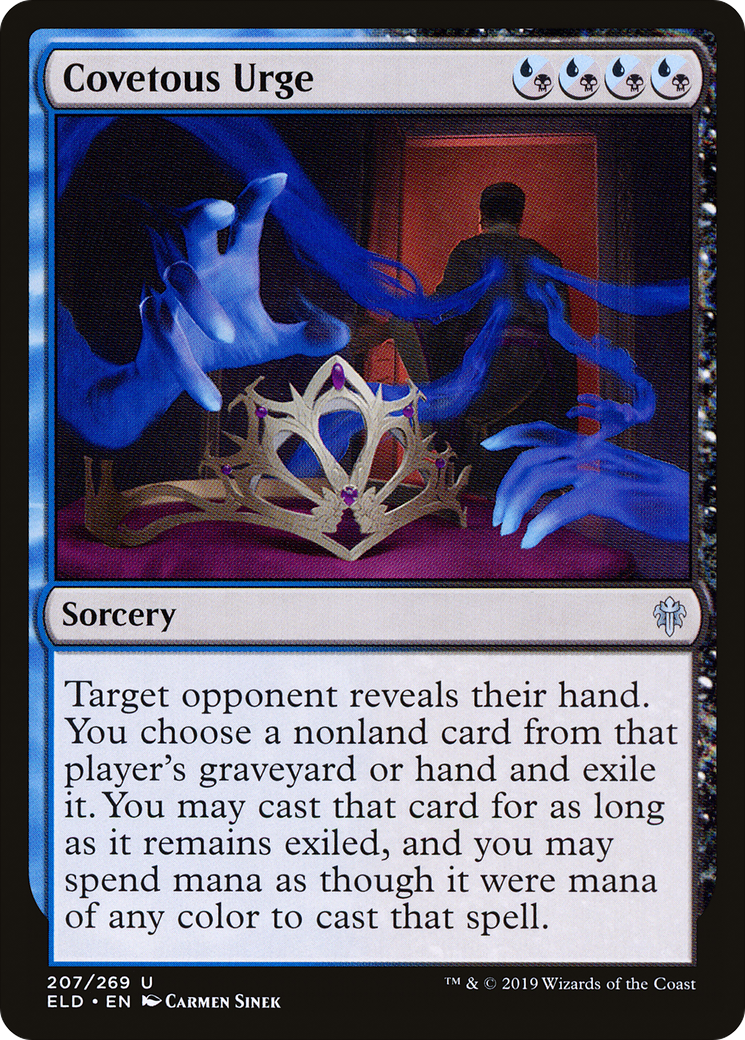 Covetous Urge (ELD-207) - Throne of Eldraine Foil