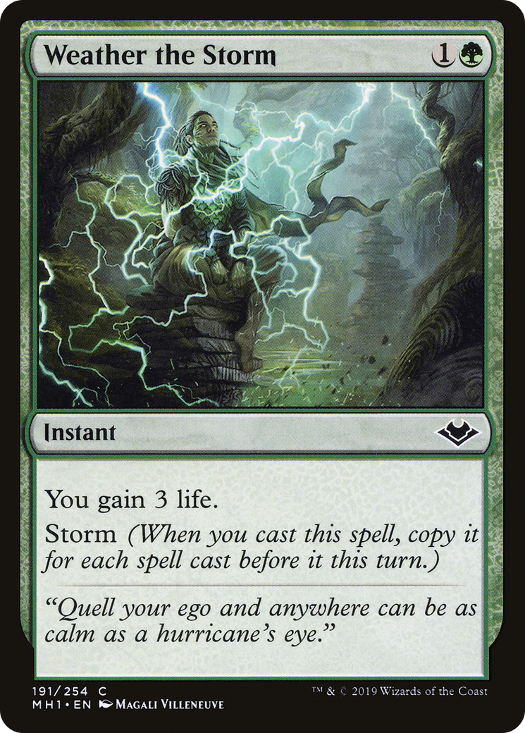 Weather the Storm (MH1-191) - Modern Horizons Foil