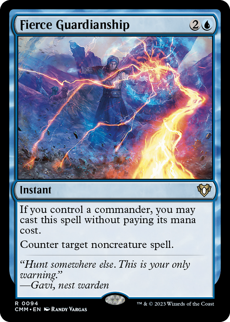 Fierce Guardianship (CMM-094) - Commander Masters Foil
