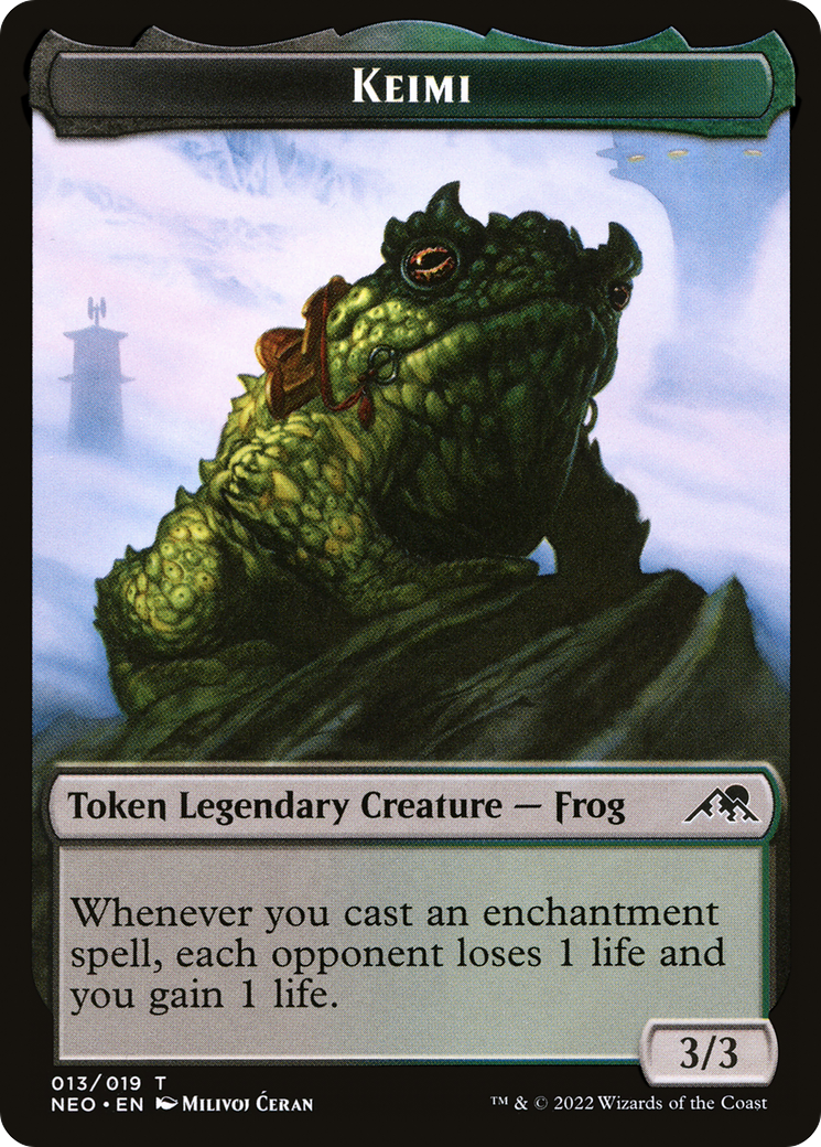 Keimi (NEO-013) - Kamigawa: Neon Dynasty Tokens Foil