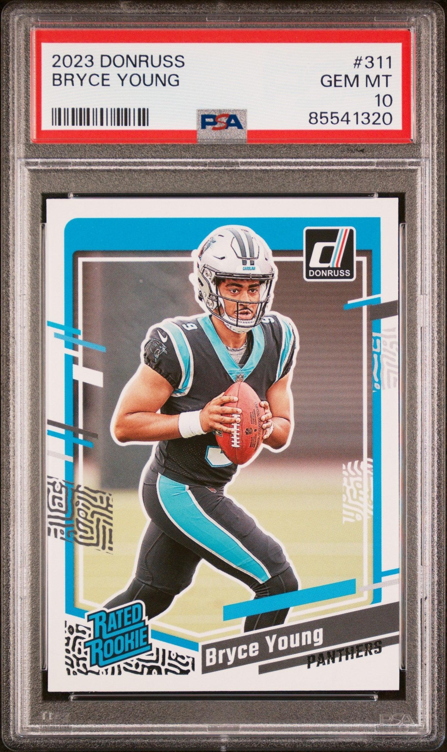 Graded 2023 Panini Donruss Bryce Young #311 Rookie RC Football Card PSA 10 Gem Mint