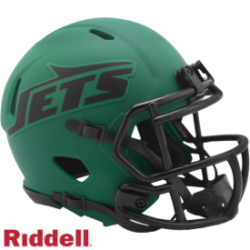 New York Jets NFL Mini Speed Football Helmet RAVE