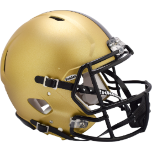 Army Black Knights Full Size Authentic Speed Football Helmet-Gold NCAA