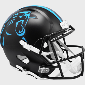 Carolina Panthers Full Size Speed Replica Football Helmet 2022 Alternate - NFL
