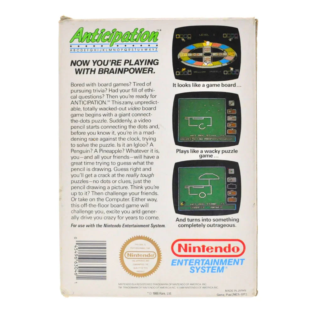 NES Cart Complete in Box - Anticipation