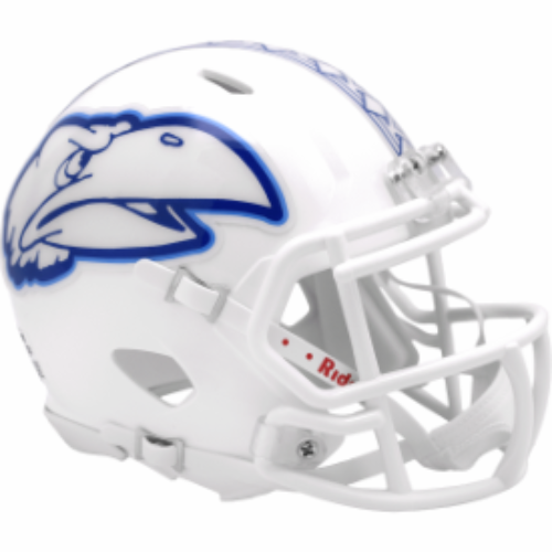 Kansas Jayhawks NCAA Mini Speed Football Helmet White- NCAA