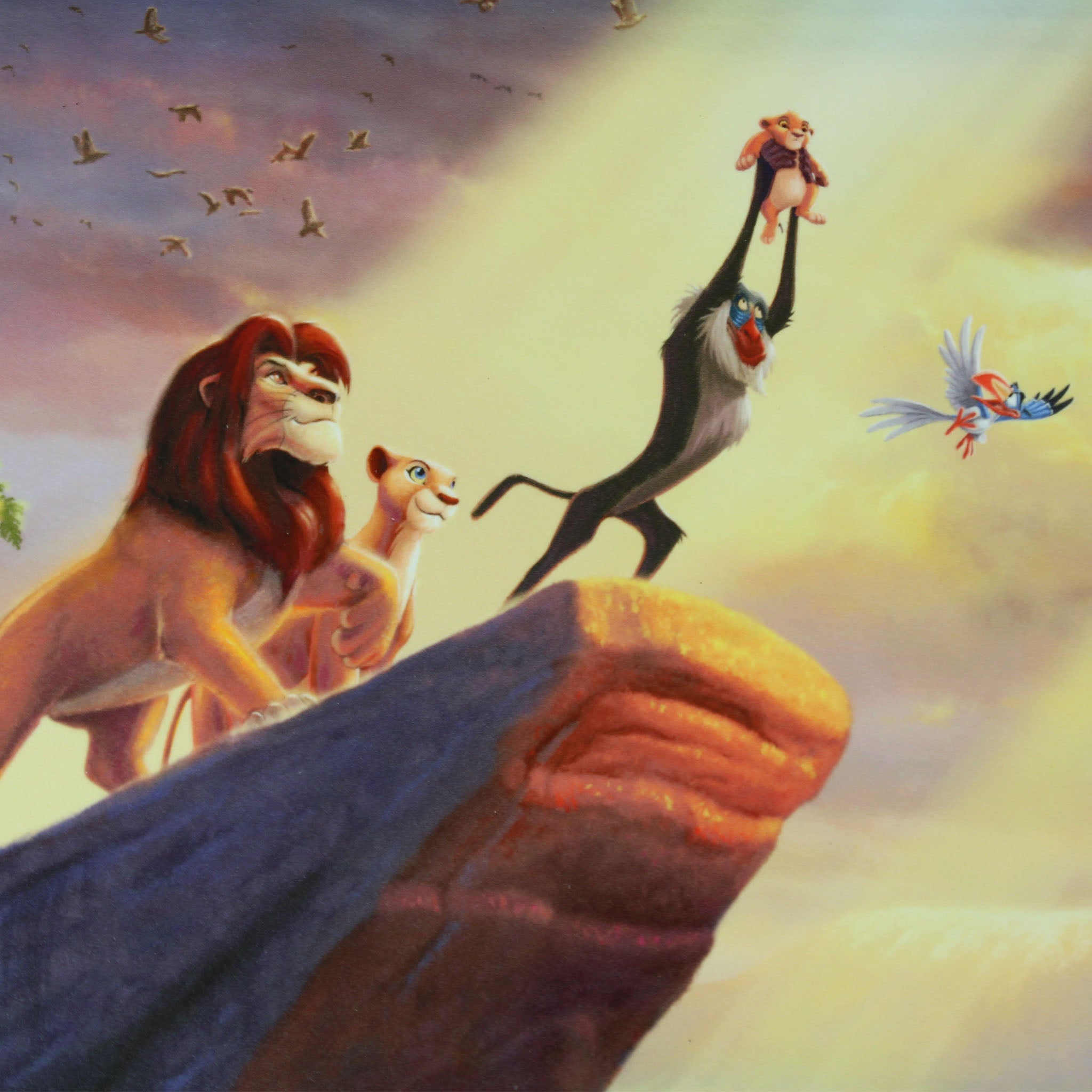Disney: The Lion King - Thomas Kinkade Framed Art Print