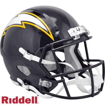 Los Angeles Chargers Full Size Speed Replica Football Helmet 2025 Alternate On-Field - NFL