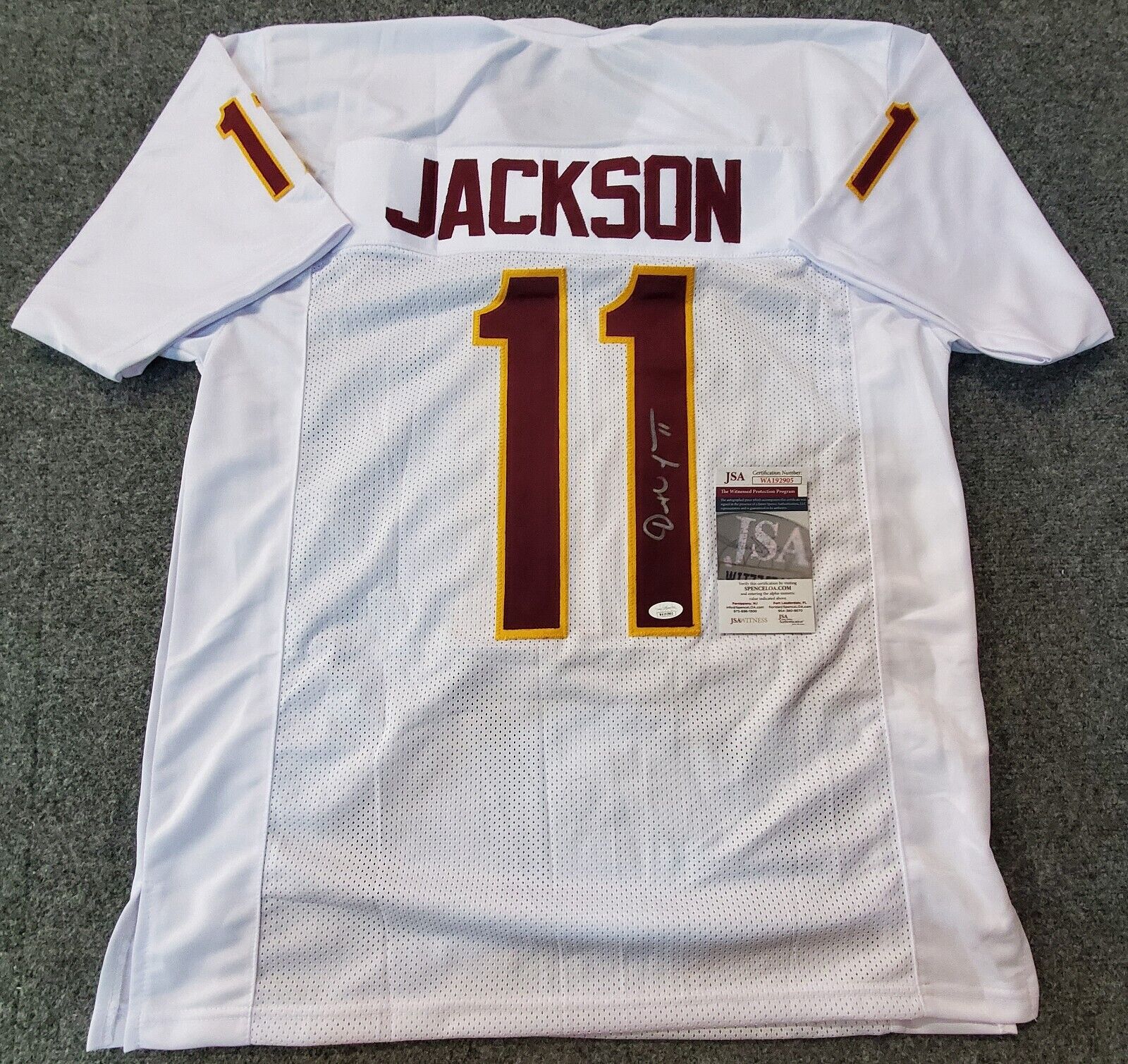 Florida State Seminoles Dexter Jackson Autographed Signed Jersey Jsa Coa