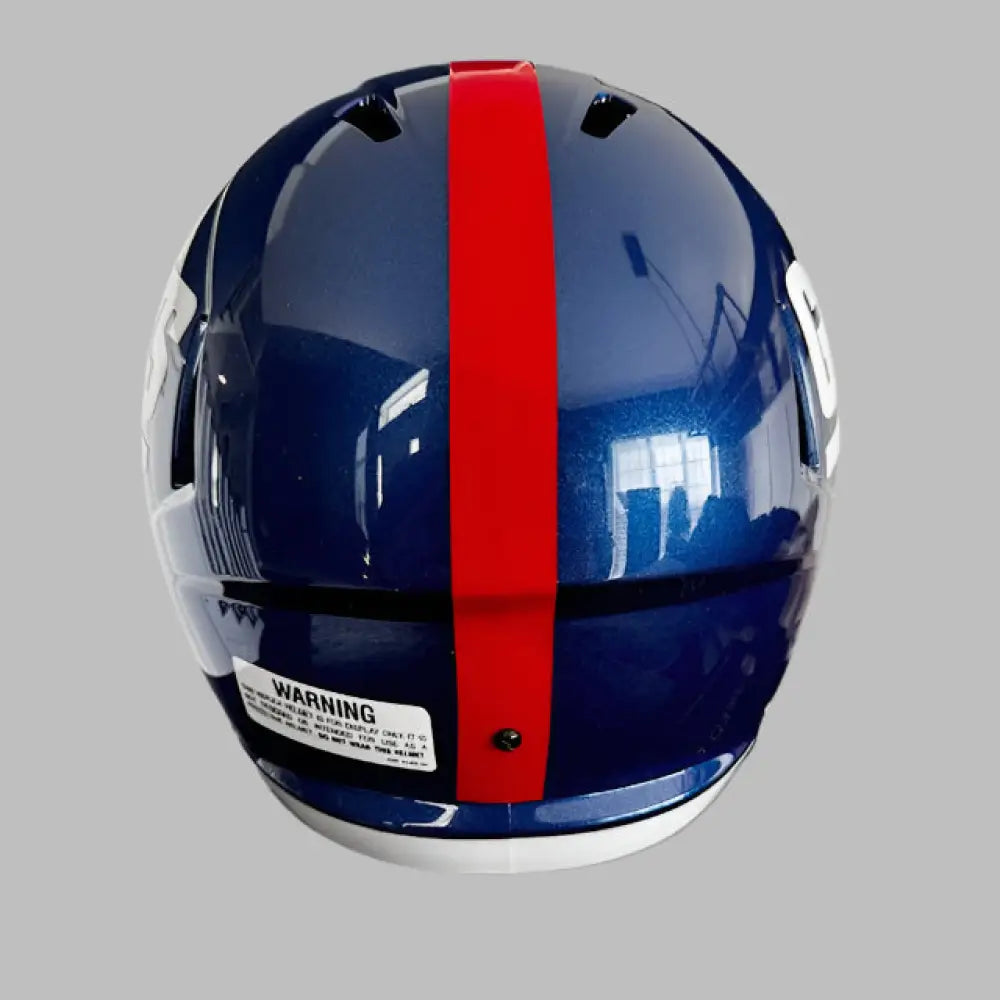 New York Giants Full Size Speed Replica Football Helmet Color Rush - NFL