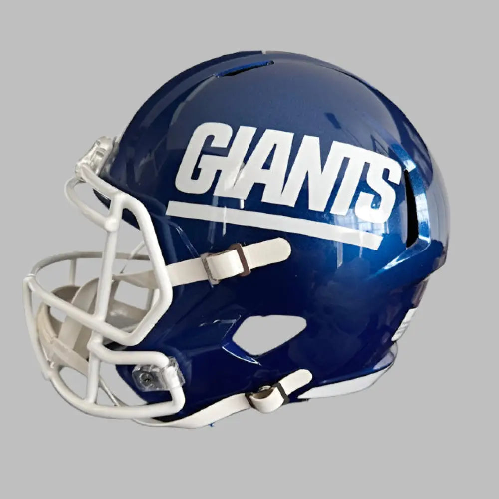 New York Giants Full Size Speed Replica Football Helmet Color Rush - NFL
