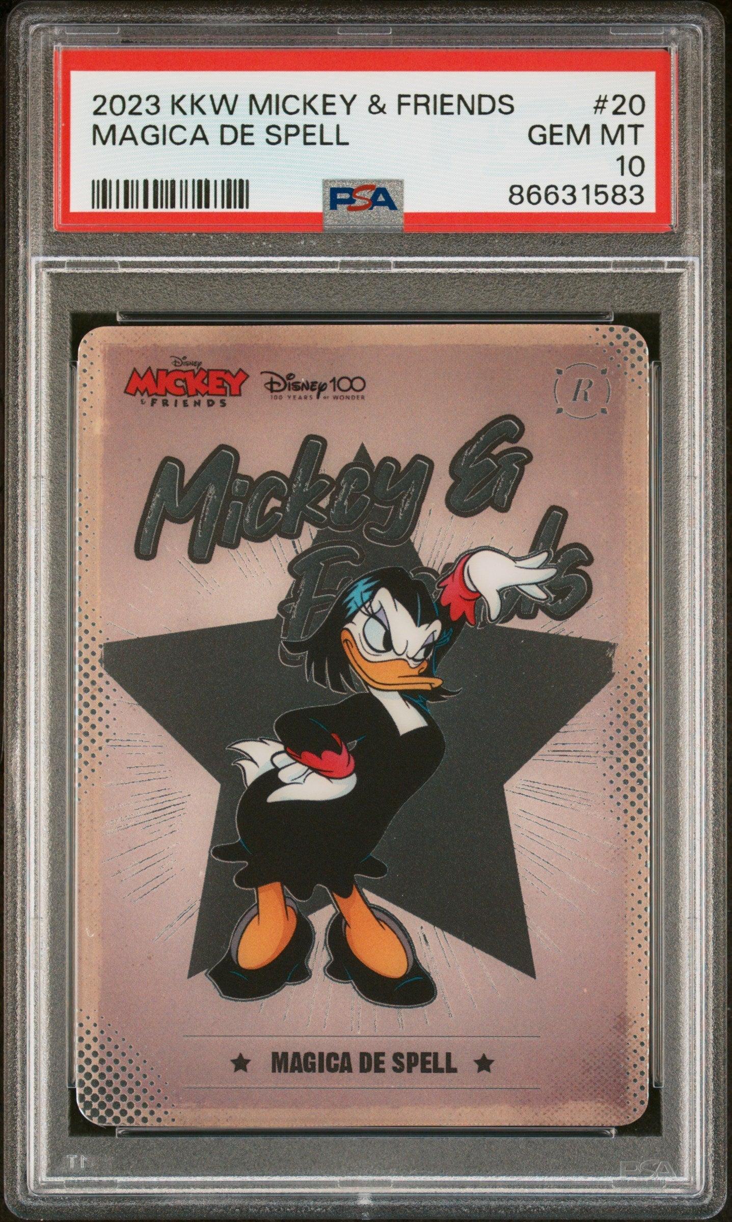 2023 KAKAWOW HOTBOX MICKEY & FRIENDS CHEERFUL TIMES MAGICA DE SPELL 20 PSA 10