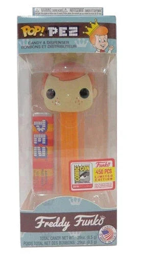 Pop Pez Freddy Funko (Orange) - 2018 Funko Fundays Exclusive /450 made  [light damage]