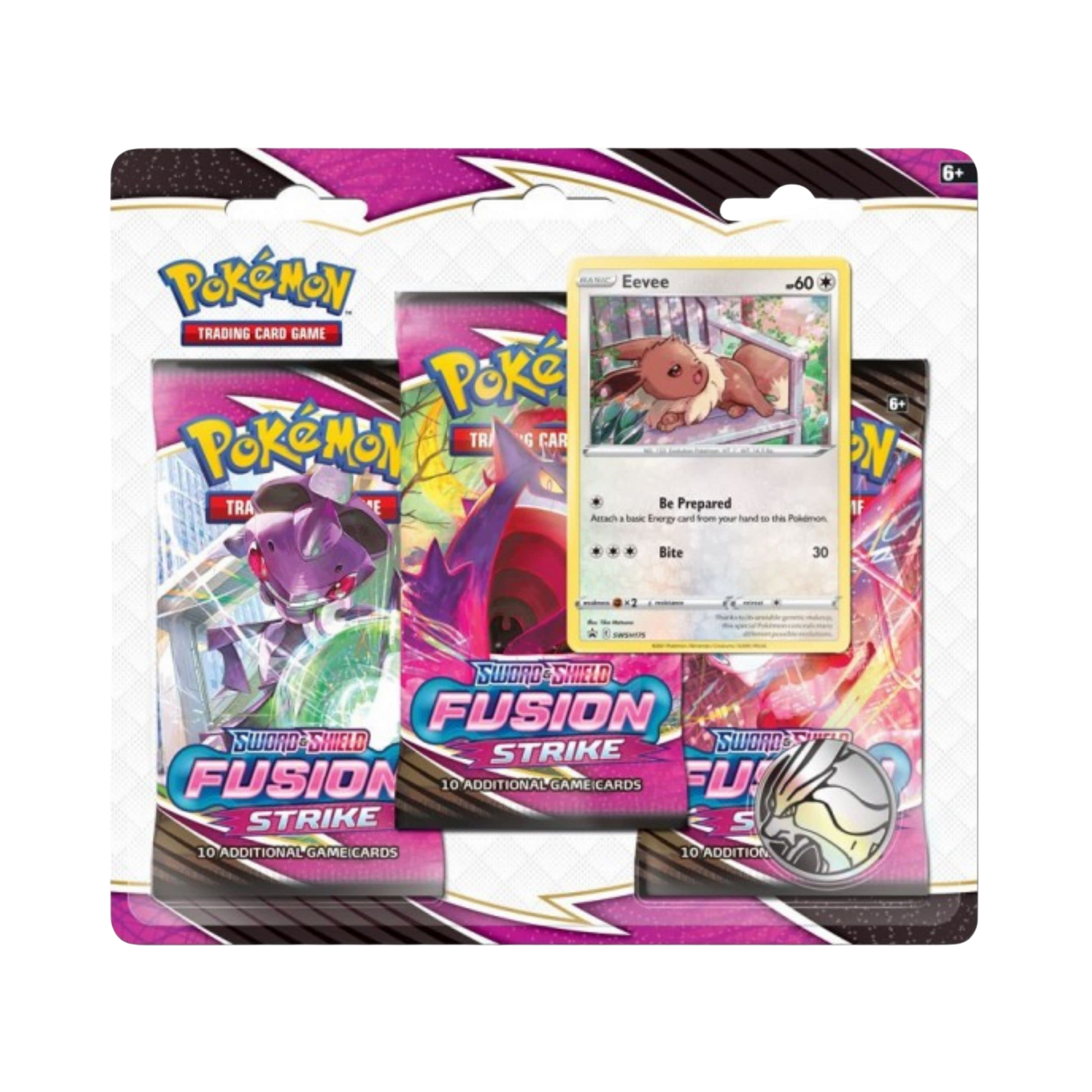 Pokémon TCG: Sword & Shield—Fusion Strike 3-Pack Blister [Eevee]
