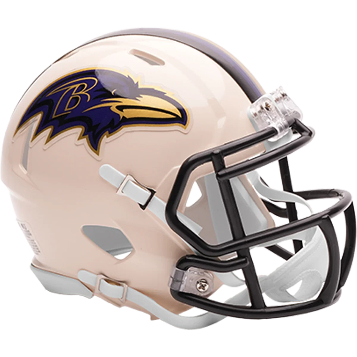 Baltimore Ravens Speed Mini Football Helmet RETRO - NFL