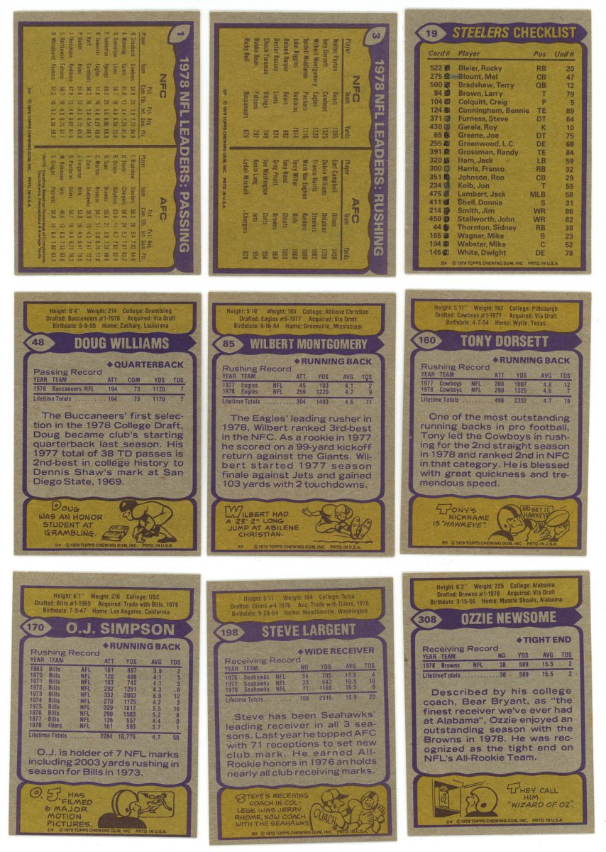1979 TOPPS FOOTBALL COMPLETE SET BREAK - 16 CARDS PER BOX! 2 HOFERS PER BOX!