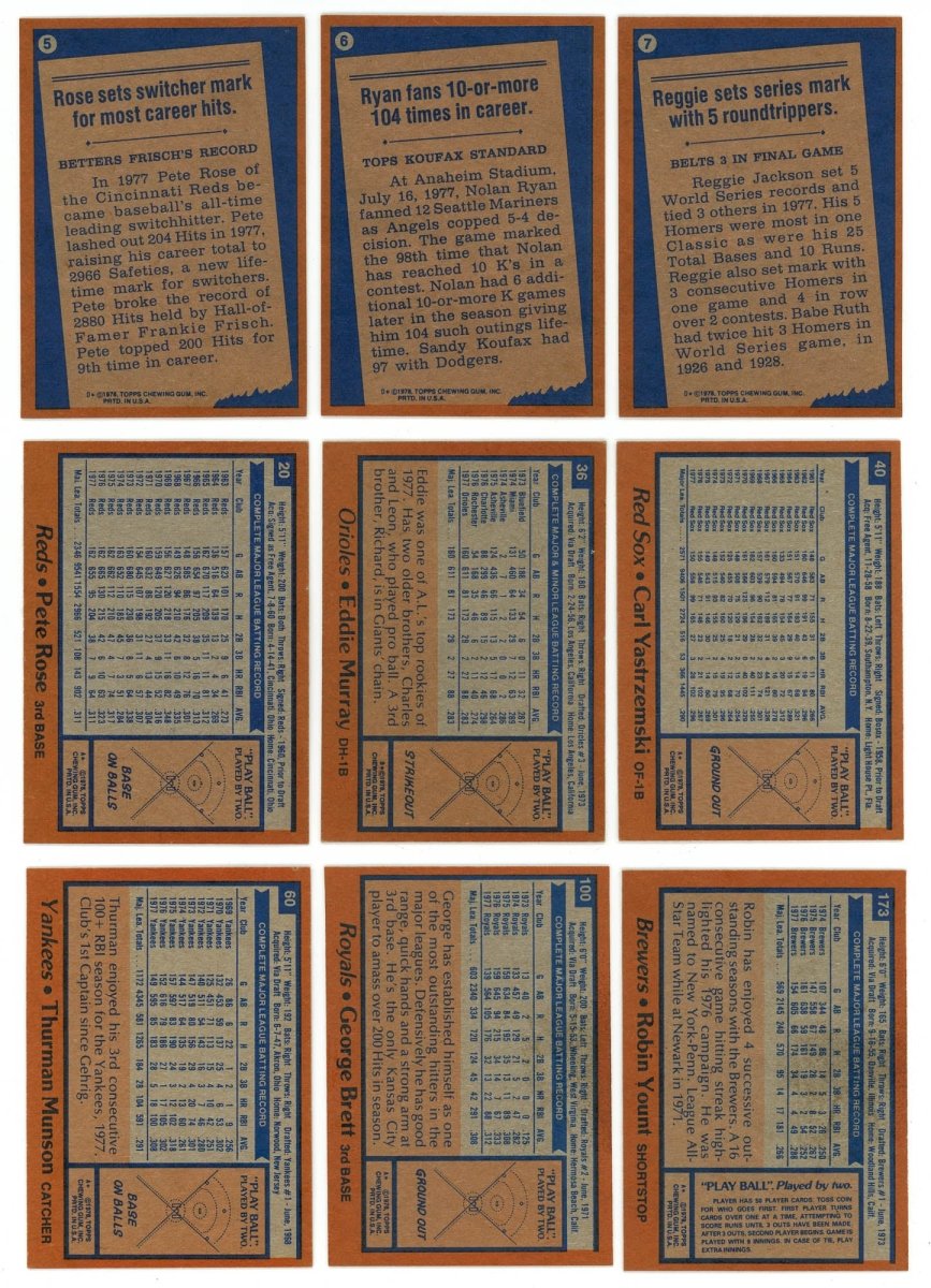 1978 TOPPS BASEBALL COMPLETE SET BREAK - 25 CARDS PER BOX! 2 HOFERs IN EACH BOX!
