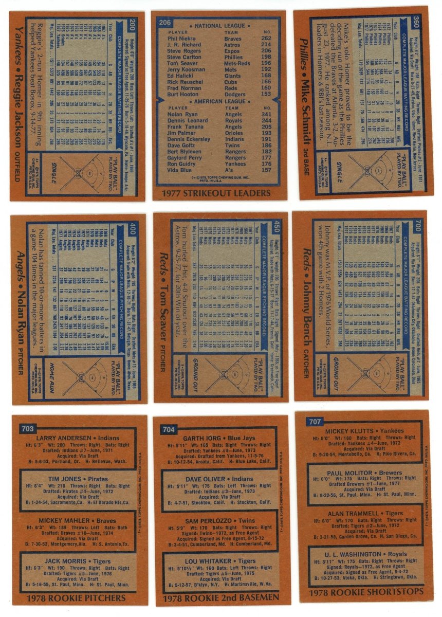 1978 TOPPS BASEBALL COMPLETE SET BREAK - 25 CARDS PER BOX! 2 HOFERs IN EACH BOX!