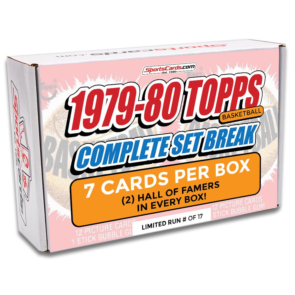 1979-80 TOPPS BASKETBALL COMPLETE SET BREAK - 7 CARDS PER BOX! 2 hofers per box!