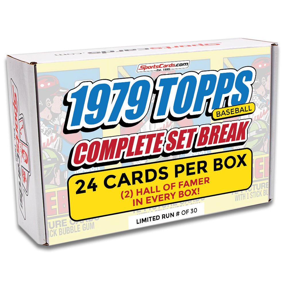 1979 TOPPS BASEBALL COMPLETE SET BREAK - 24 CARDS PER BOX! INCLUDES 2 HOFers!
