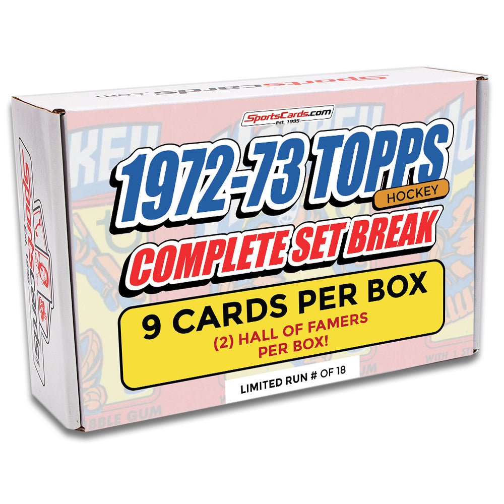 1972-73 TOPPS HOCKEY COMPLETE SET BREAK - 9 CARDS PER BOX! 2 hofers per box!