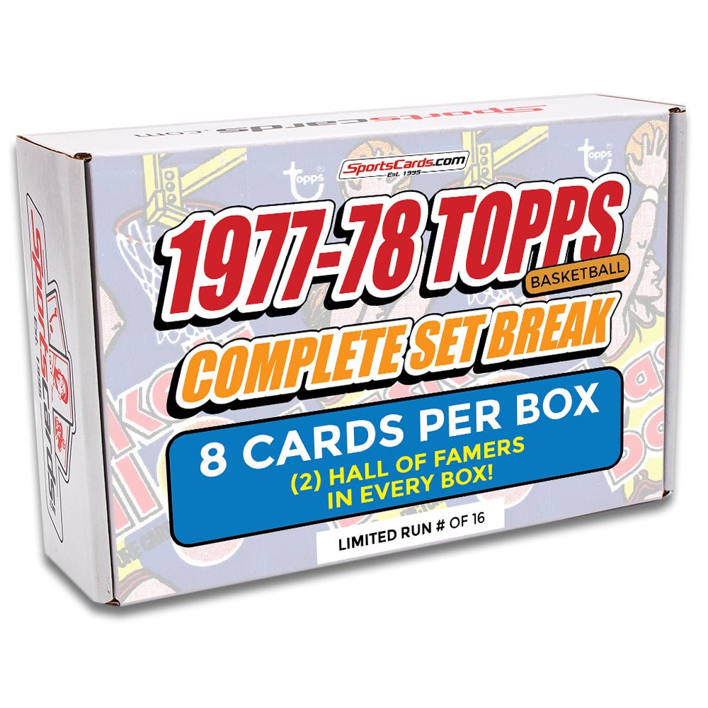 1977-78 TOPPS BASKETBALL COMPLETE SET BREAK - 8 CARDS PER BOX! 2 HOFERS PER BOX!