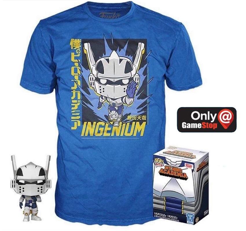 Tenya Iida and Ingenium Tee (M, Sealed) 740 - GameStop Exclusive [light damage]