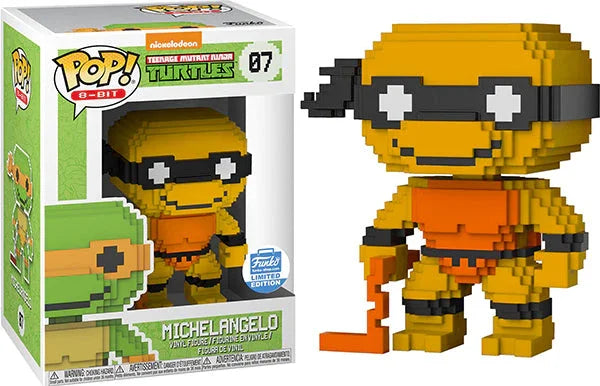Michelangelo (8-Bit Neon, Teenage Mutant Ninja Turtles) 07 - Funko Shop Exclusive
