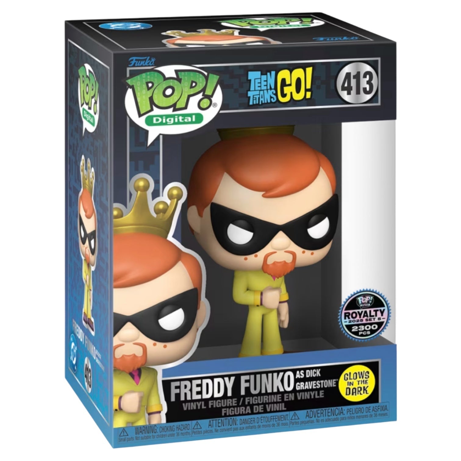 Pop! Digital Teen Titans Go! Freddy Funko As Dick Gravestone NFT Royalty #413 LE2300