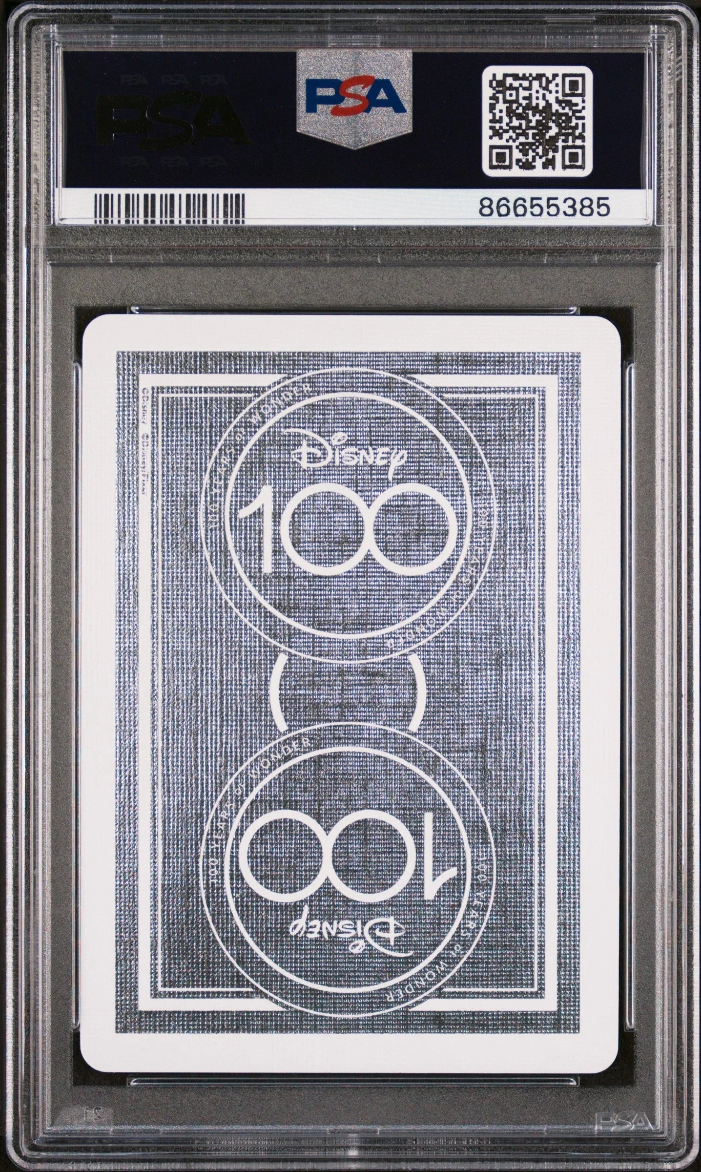 2023 DISNEY 100 PLAYING CARDS MINNIE MOUSE QUEEN OF HEARTS PSA 10